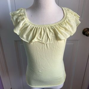 Yellow Ruffle Shirt *Many styles*